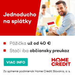 NÁKUP NA SPLÁTKY CEZ HOMECREDIT